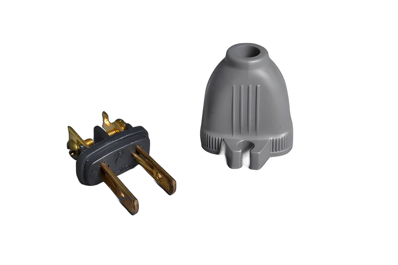 Fit All Residential Male Grip Plug Grey #32-5606-21