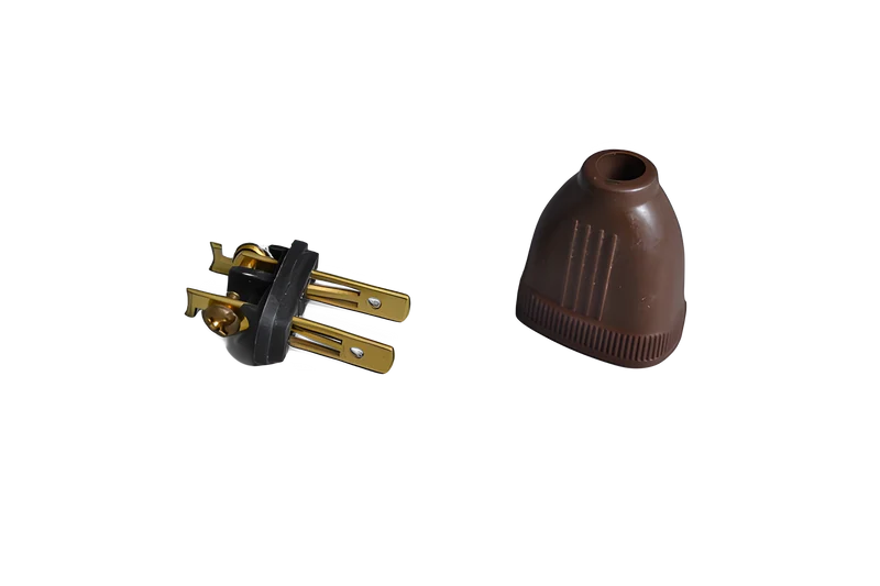 Fit All Residential Male Grip Plug Brown #32-5602-73