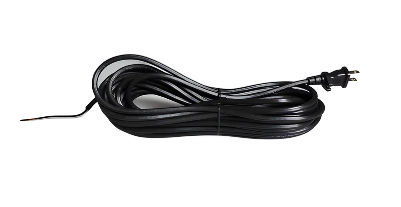 Fit All Residential Cord 50' 17/2 Black W/Grip Male Plug #32-5424-61