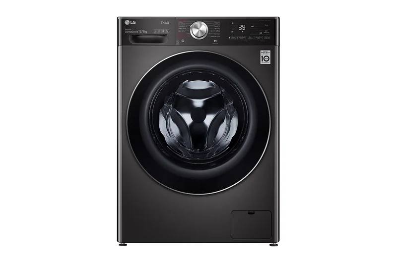 LG Washer Dryer Combo 12kg/8kg - AI Direct Drive, TurboWash 360°, Steam+, Black