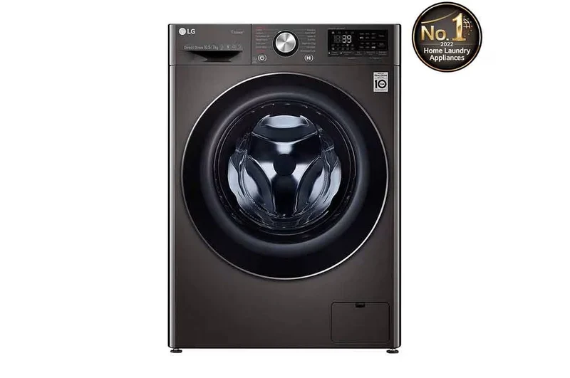 LG Washer Dryer Combo 10.5kg/7kg - AI Direct Drive, Steam, Black