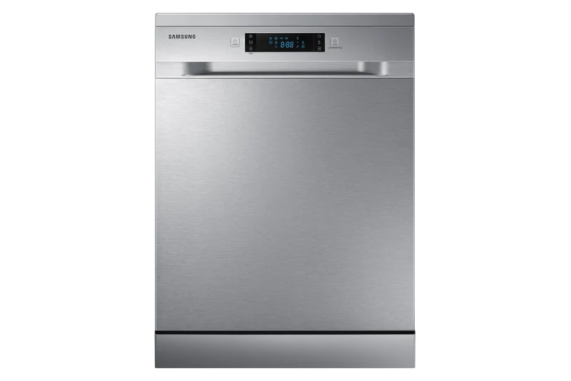 Samsung DW60M5070FS/FH Dishwasher 14 Place Settings Silver — Hygiene Rinse Flexible Rack