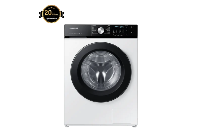 Samsung WW11B1A046AEFH Front Loading Washing Machine 11kg White — Ecobubble Hygiene Steam