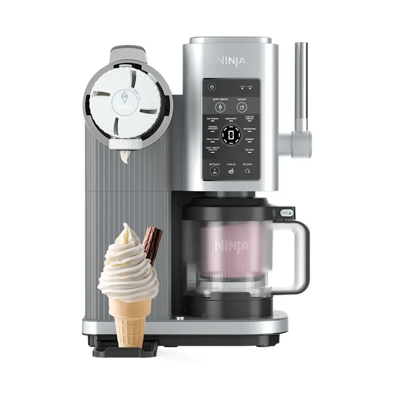 Ninja CREAMi Swirl NC701UK 13-in-1 Ice Cream & Soft Serve Maker
