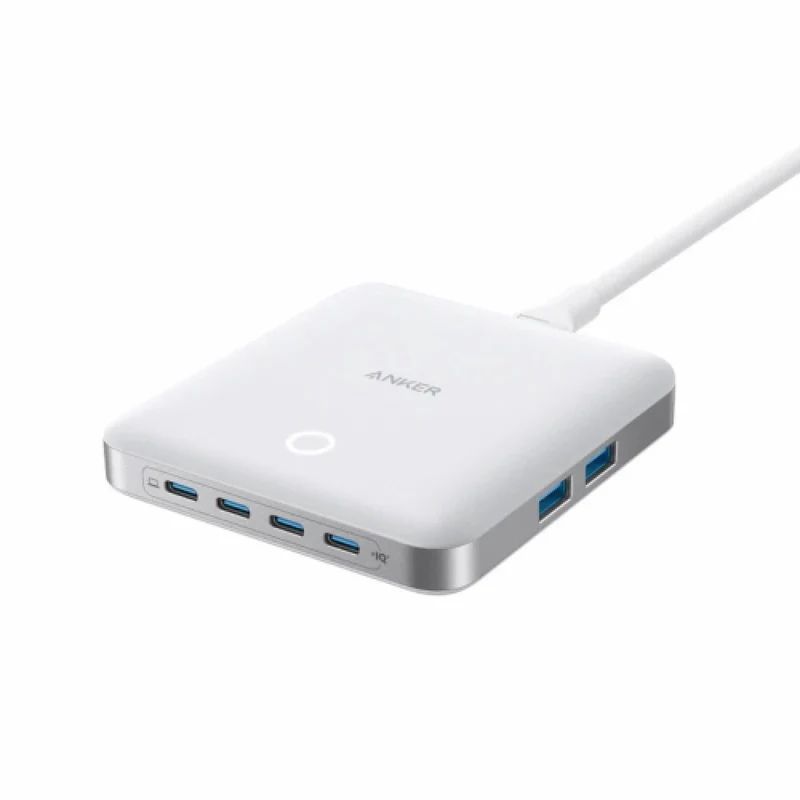 Anker Nano Charger 130W, 6-Port GaN Charger (Chinese Version) – Dual USB-C 100W + 4 Ports