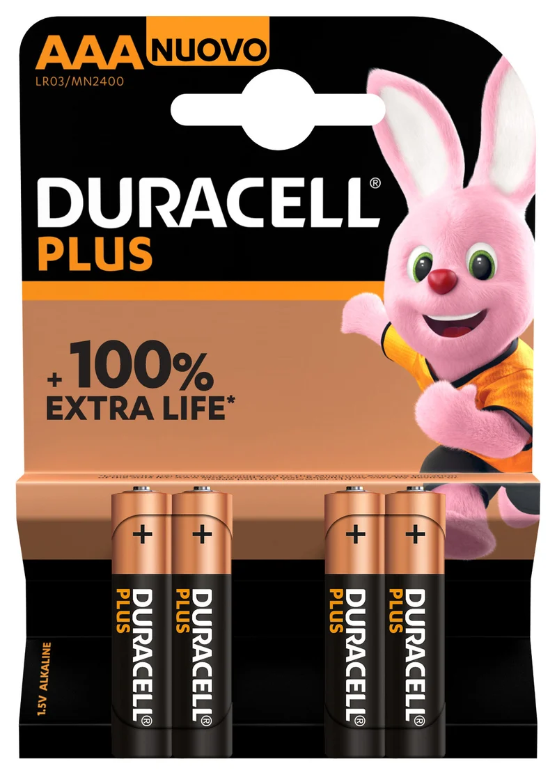 Duracell Plus 100 Engångsbatteri AAA Alkalisk