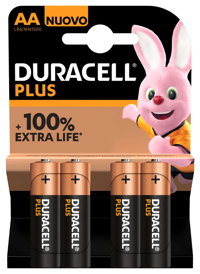 Duracell Plus 100 Engångsbatteri AA Alkalisk