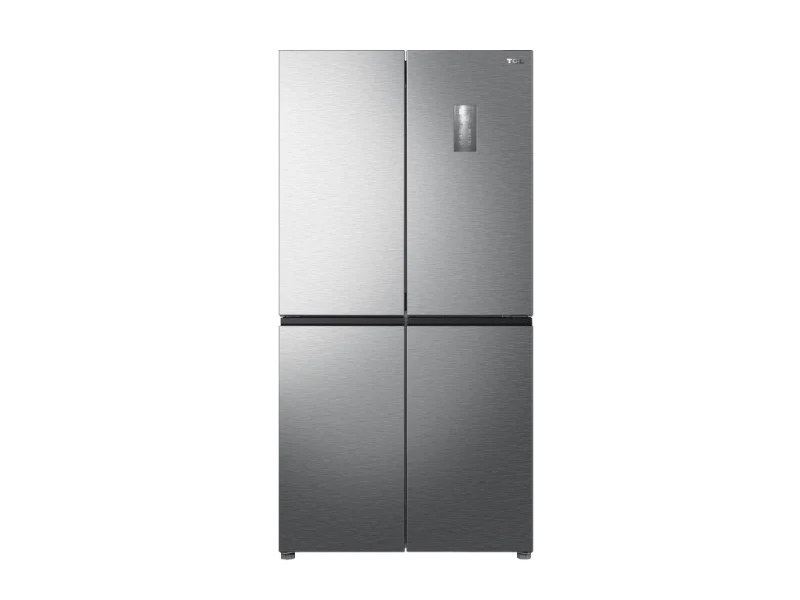 TCL P460CDS/P560CDGL 4-Door Refrigerator | 460L | Water Dispenser | Matte Silver