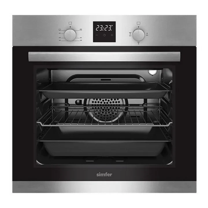 Simfer B6302 SGRIM Built-In Gas Oven | 60cm | 65L | Turbo Fan | FFD Safety | Stainless Steel