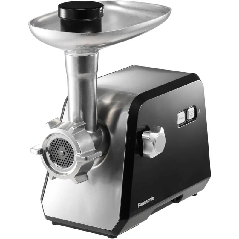 Panasonic MK-GX2010 Meat Mincer | 2000W | Stainless Steel Blades | Reverse Function | Silver/Black