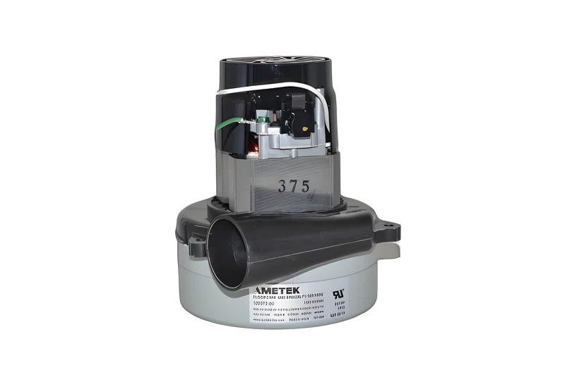 Ametek Lamb 2 Stage Tangential Flow Motor, Double Ball Bearing, 120V, 5.7" #122375-00