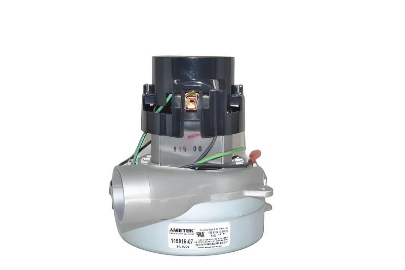 Ametek Lamb 2 Stage 120 Volt Bypass Vacuum Motor Air Watt Series #119915-07