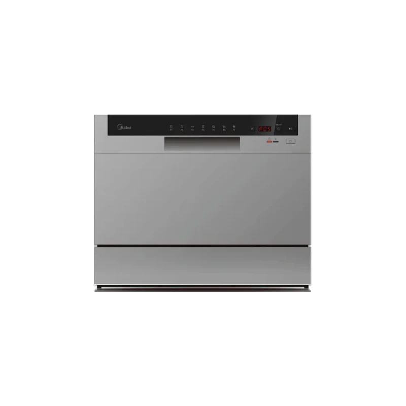 Midea Countertop Dishwasher 6 Place Settings, 7 Programs, A+ Energy, Silver | WQP6-3602F