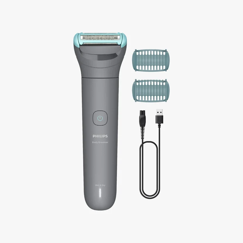 Philips Series 3000 Body Groomer – Triple Protection System, Waterproof, 80-Min Battery, USB Charging