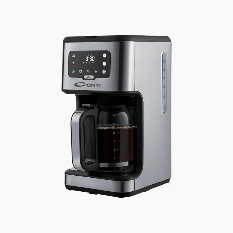 Conti Touch Control Coffee Maker 17 Cups Glass Jug 1000W CM 3033 BS