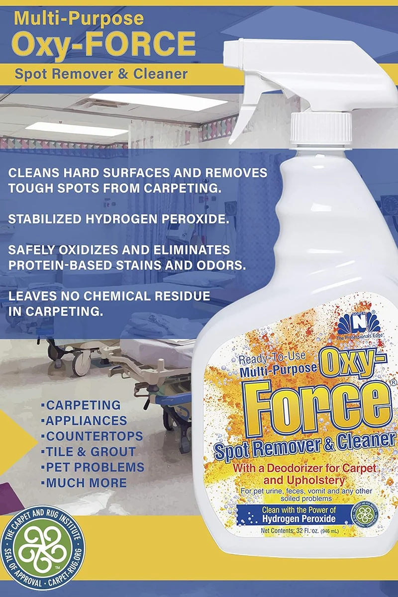 Nilodor Oxy Force Multi-Purpose Spot Remover and Cleaner 32oz #320XYRTU