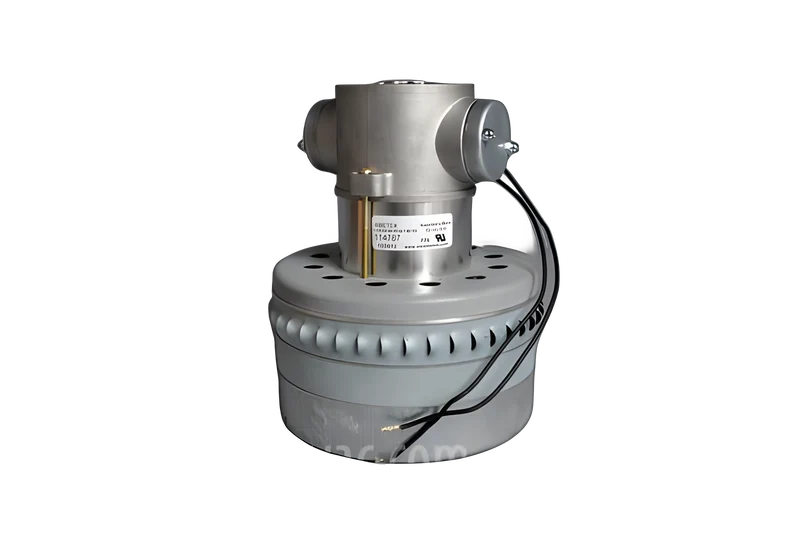 Ametek Lamb Motor, Metal Mounting Brackets, 7.5 in Body Dia., 120V AC, 3 Blower Stages #114787