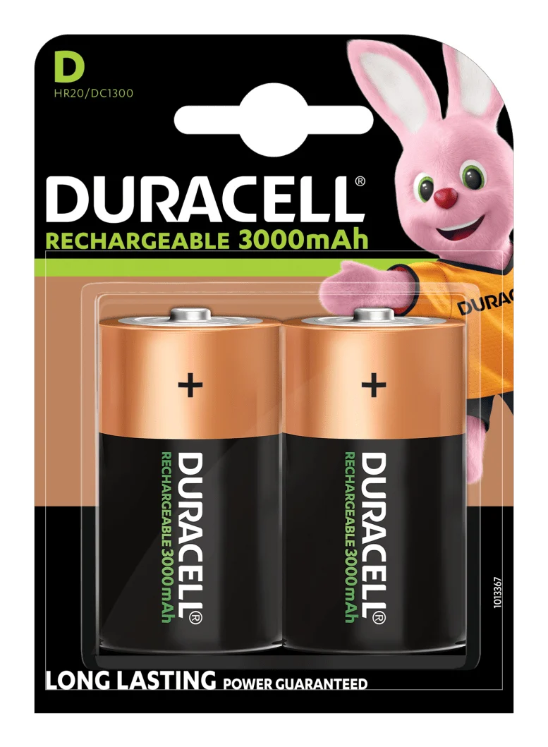 Duracell 5000394055995 hushållsbatteri Laddningsbart batteri D Nickel-metallhydrid