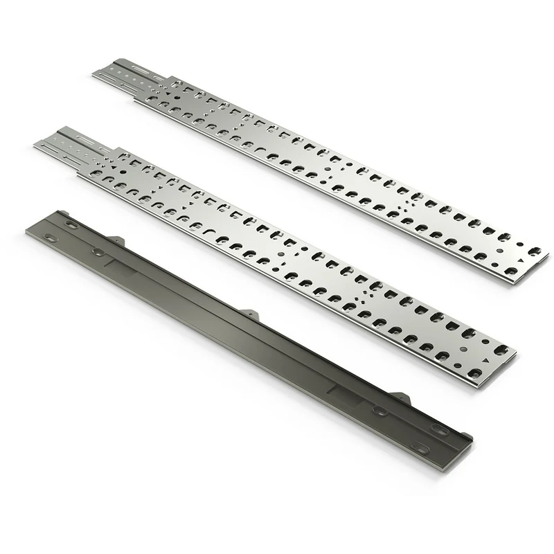 Connection rail for divided furniture