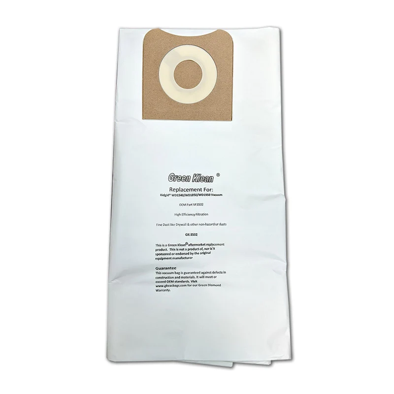 Replacement Cen-Tec Systems High Efficiency Paper Vacuum Bags for ProTeam Model Proguard, Prothema, 2/pk