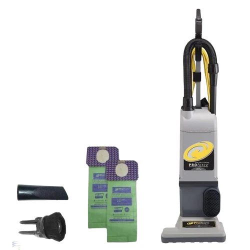 ProTeam ProForce 1200XP Commercial Upright Vacuum Cleaner with On-Board Tools #107251
