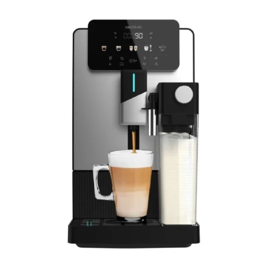 Cecotec Cremmaet Latte 19 Bar Super-Automatic Coffee Machine — 6 Drinks with Auto Milk System