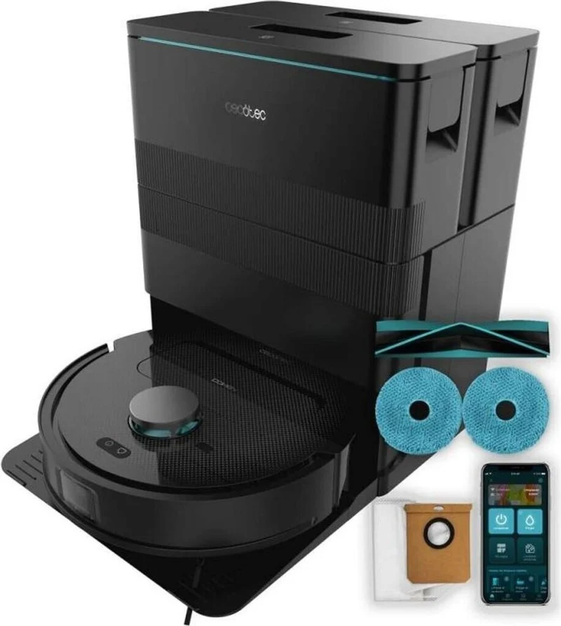 Cecotec Conga Robot Vacuum & Mop 15000Pa Auto-Empty — Most Powerful 4-in-1 Robot