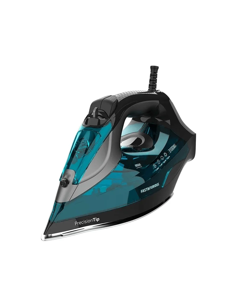 Cecotec Fast&Furious 5055 Pro 3100W Steam Iron — Turbo Burst, Ceramic Soleplate