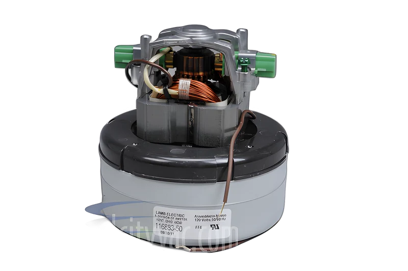 Ametek Lamb 116883-50 5.7" 2 Stage Thru Flow Ball Sleeve Vacuum Motor #116883-00