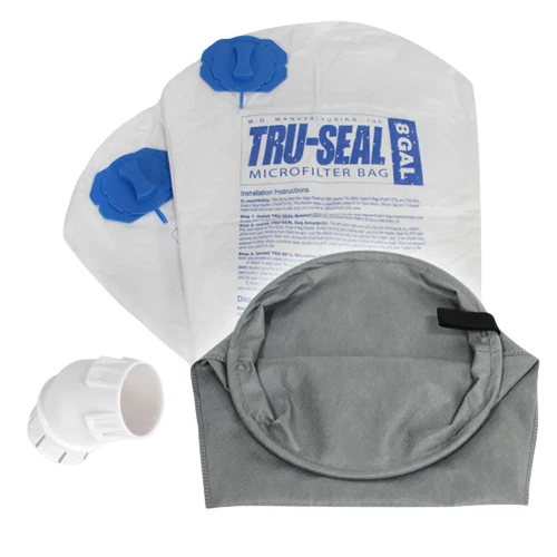 Modern Day Tru-Seal Upgrade Kit- contains 3/pk Paper Bags, Cloth Filter & Adapter, Replaces 723TSCK