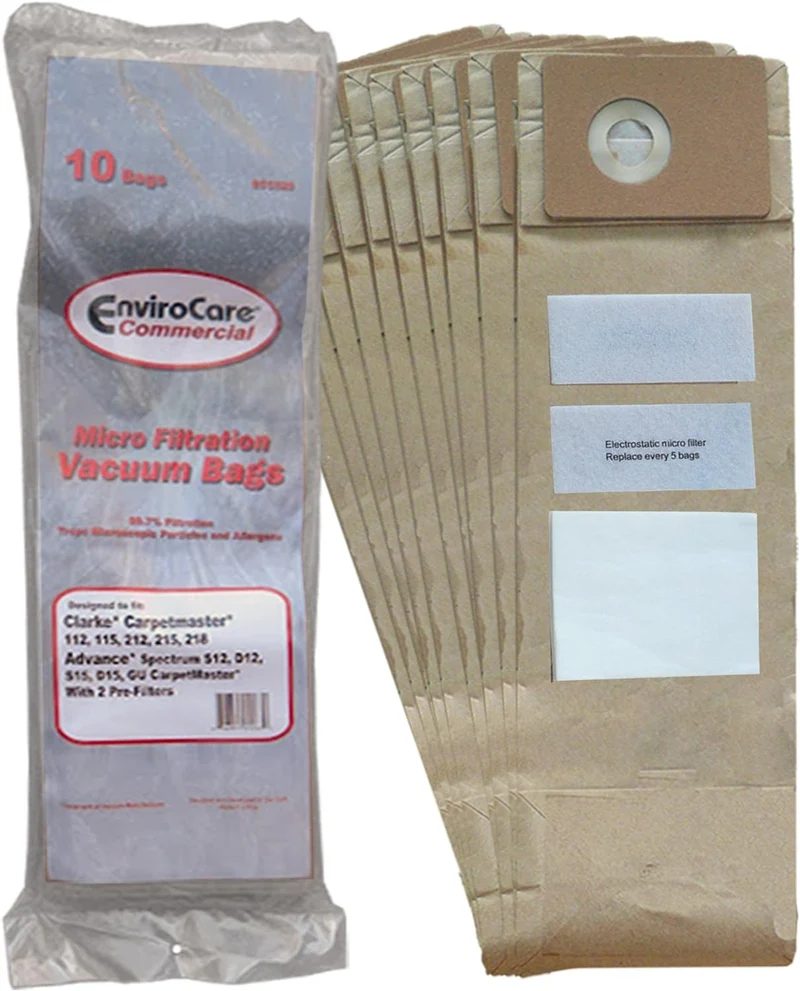 Clarke Carpetmaster Vacuum Cleaner Bags - 10 Bags + 2 Filters - Generic, ECC520