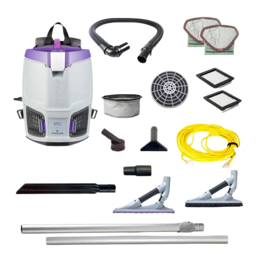 Proteam GoFit 3 Backpack Vacuum W/107532 Problade Combo Kit #107716