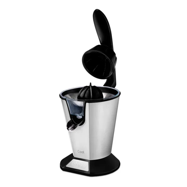 Ufesa Cool Citrus Juicer – 600W, 0.8L Jar, Dual Stainless Steel Filter, Anti-Drip Spout