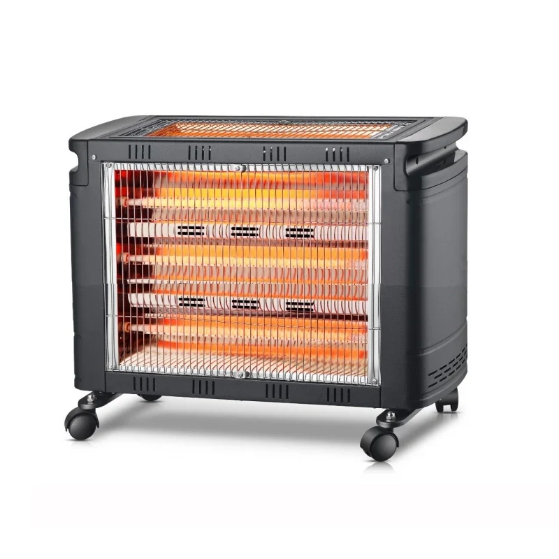 Conti Quartz Electric Heater 2000W | UQH20005 – Adjustable Thermostat, 4 Power Levels & 360° Safety Switch