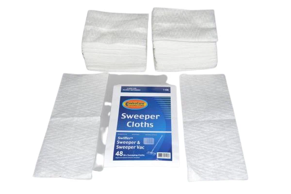 Fit All Residential Sweep Vacuum Sweeper Cloths 48/pk #1106