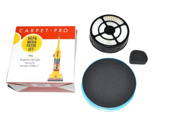 Carpet Pro Filter Set CPBU-1 Hepa & Secondary #CPBU-F