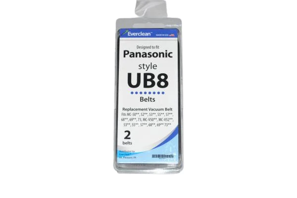 Panasonic UB8 5700 6000 Series Vacuum Everclean Belt 2/pk