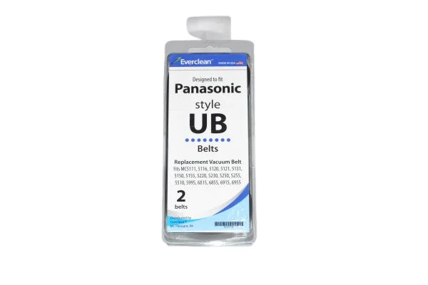 Panasonic Style UB 5000 Series Upright Vac Everclean Belt 2/Pk