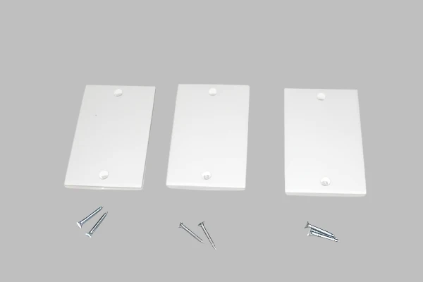 Canplas-Hayden Vacuum White Temporary Inlet Cover 3/pk #765585W - SET OF 3