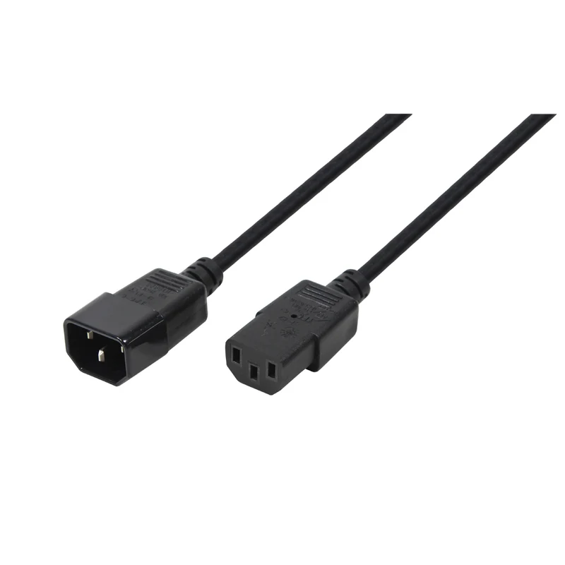 LogiLink CP091 strömkablar Svart 1,8 m C14 coupler C13 coupler