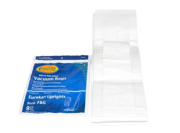 Powr-Flite Microlined Commercial Upright Vacuum Bags - 9 pack, F&G
