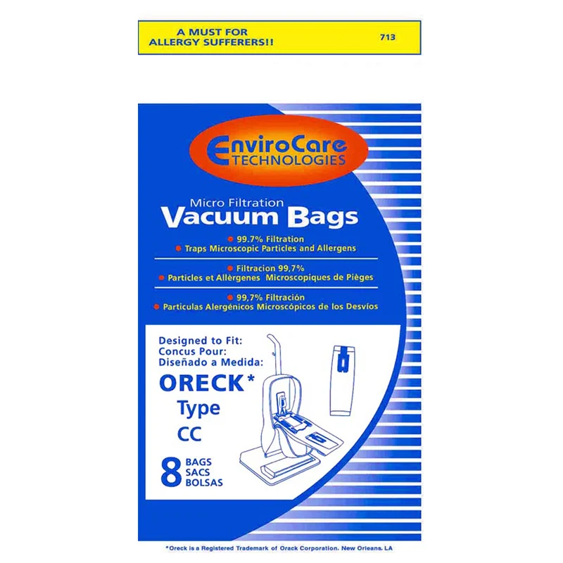 Oreck XL Platinum Vacuum Bags - Generic - 8 Bags