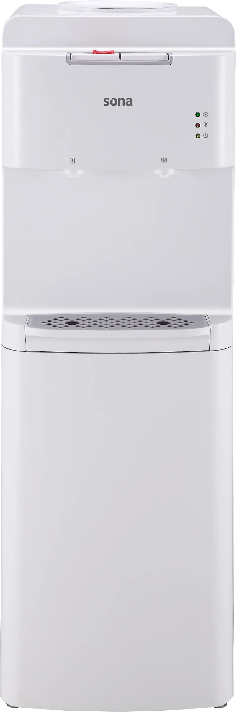 Sona Water Dispenser 2 Faucets Hot & Cold with Child Safety Lock White | YL-1563
