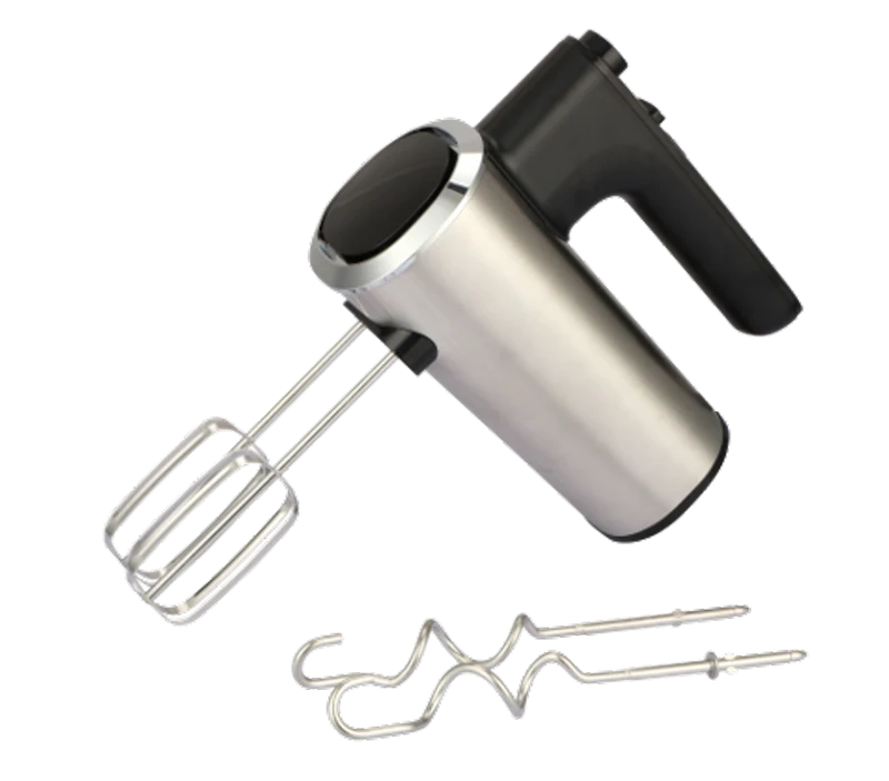 Sona Hand Mixer 400W 5 Speeds + Turbo | Stainless Steel Beaters & Dough Hooks | SHM-1406