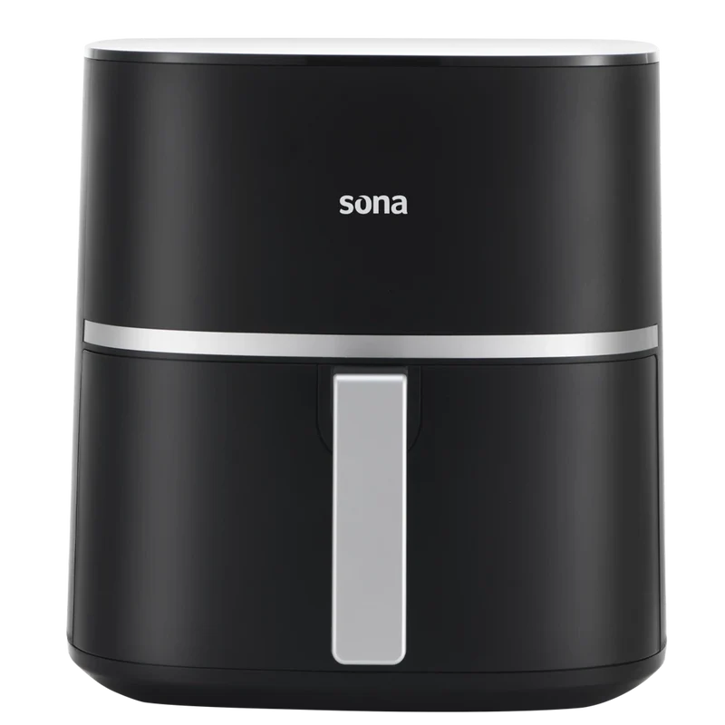 Sona Air Fryer 5.5L 1650W 10 Programs Touch Control Black