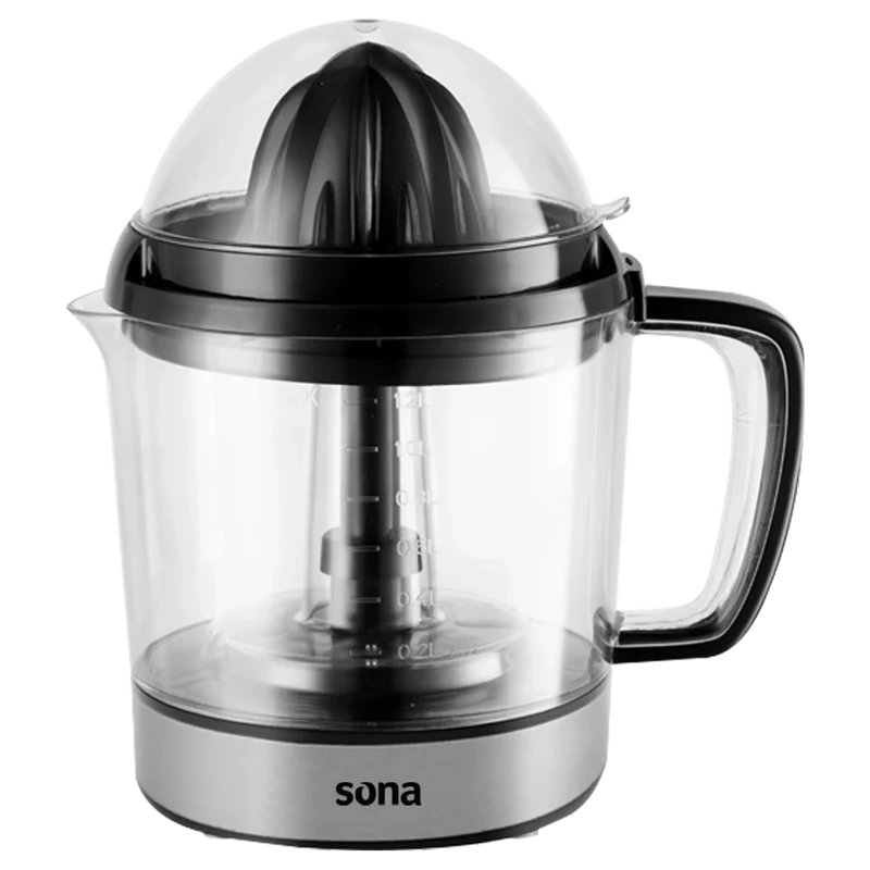 Sona Citrus Juicer 40W 1.2L Copper Motor Black | SJ-8019