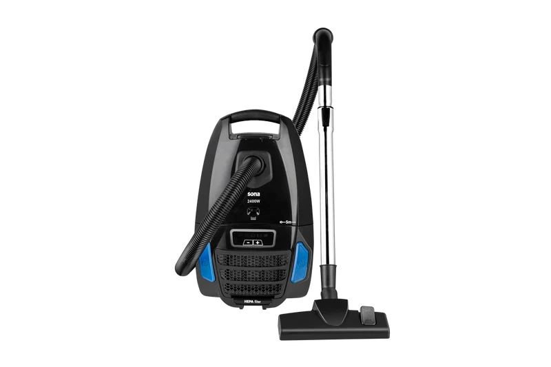 Sona Vacuum Cleaner 2400W 6L HEPA Filter Speed Control – Black | Model SVC-16E