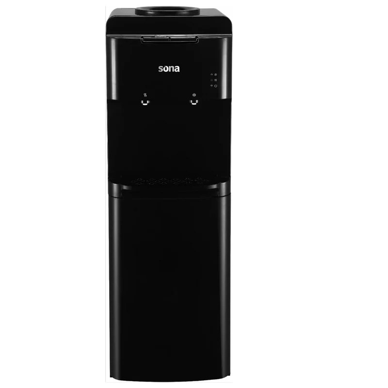 Sona Water Dispenser 2 Faucets With Safety Child Lock Black