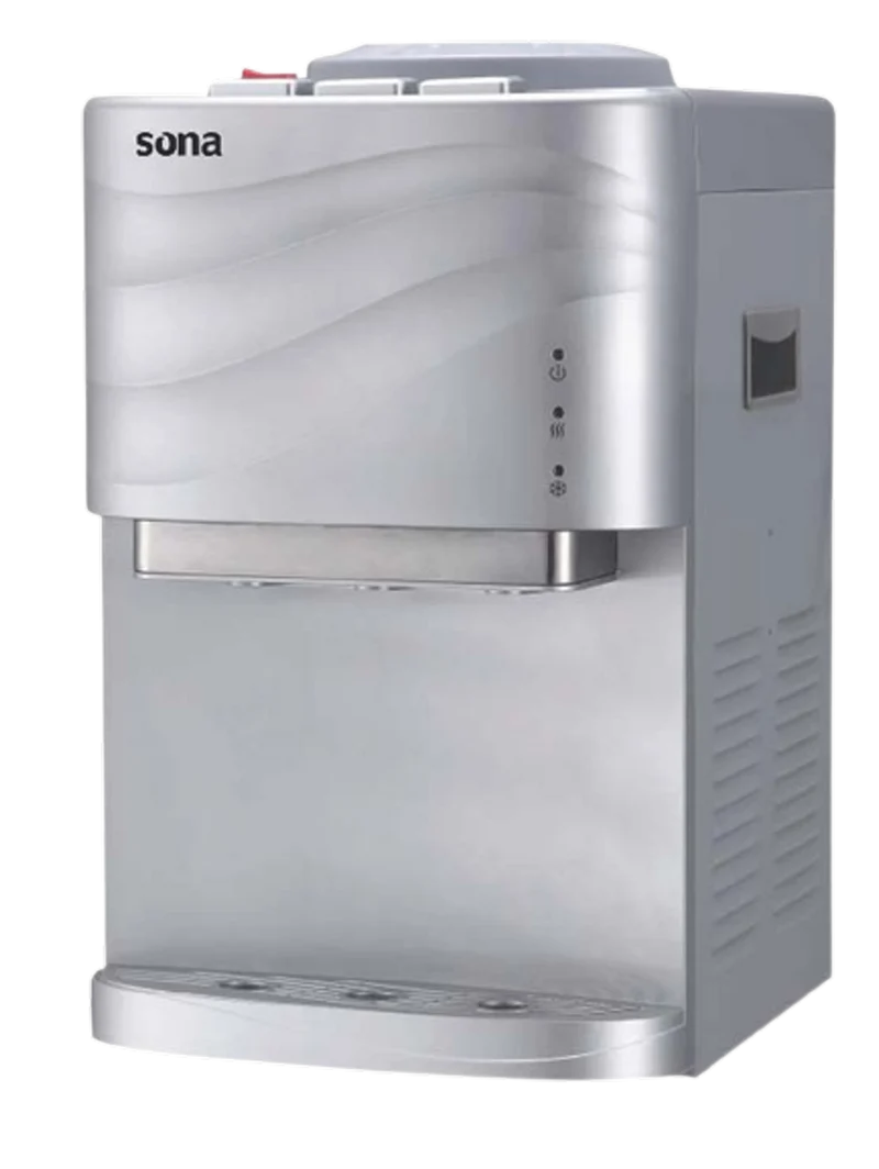 Sona Water Dispenser 3 Faucets Hot & Cold Silver | YL-1740T-S