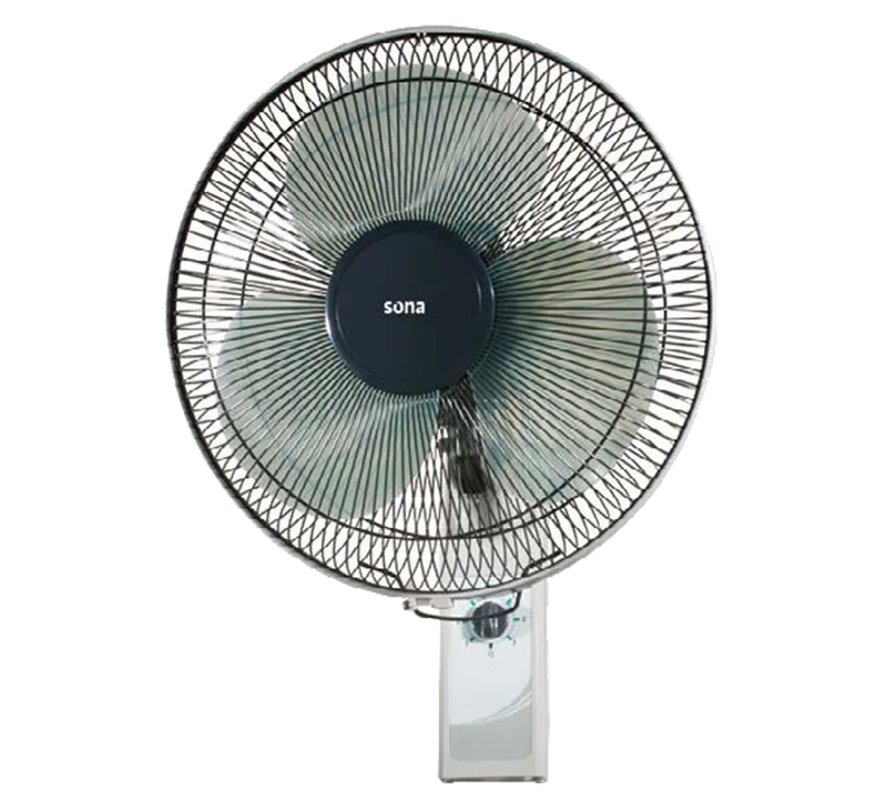 Sona Wall Fan 16 Inch 3 Blades 3 Speeds Gray | Model WF-624